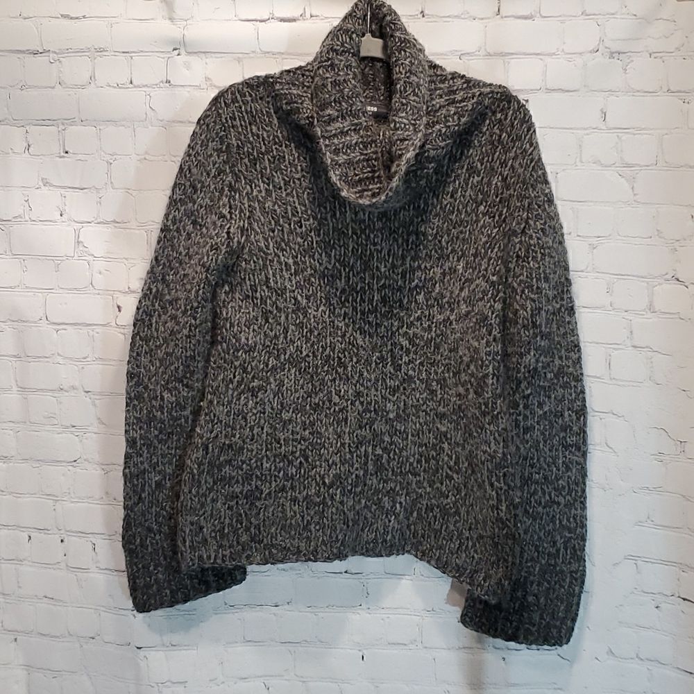 Express handknit wool blend turtleneck